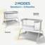 Bedside Cot with Mattress-2124872117