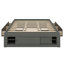 Structure de lit plateforme avec 4 tiroirs de rangement et casier de rangement au pied de lit, conception moderne peu encombrante-1367947053