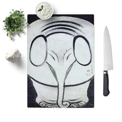 Glass Elephant by Ito Jakuchu Chopping Board