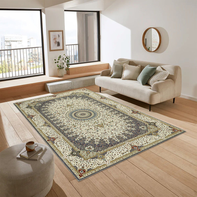 Oriental Machine Tufted Shag Area Rug, Rectangle 200 x 290 cm