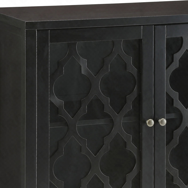 Console Cabinet for Entryway - Black