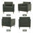 Carlaya Upholstered Accent Chair With Pillow-445497643