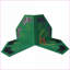 Plateau de table de poker - 8 joueurs pliants octogonaux 48 pouces avec porte-gobelets - vert | Classique | Espace de vie principal