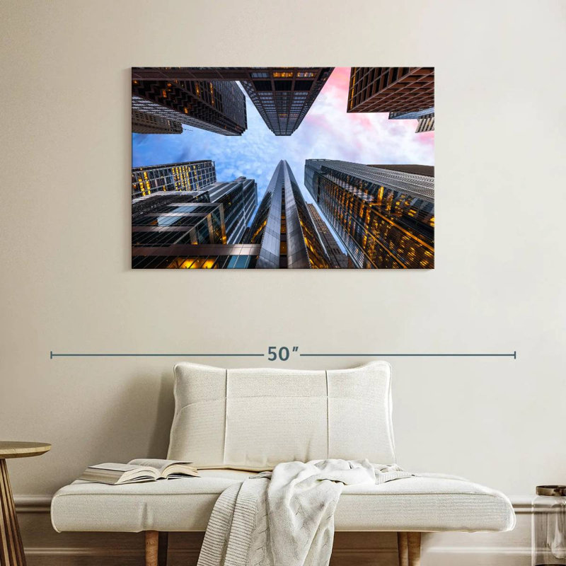 Lilie Chicago High Rises, 26" H x 39" W