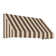 Auvent fixe en tissu acrylique New Yorker Awntech