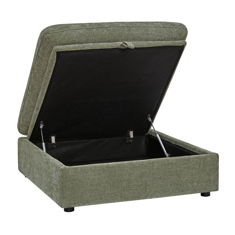 Parkton Green Storage Ottoman