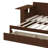 Wooden Queen-Size Daybed With Built-In Storage Drawers, Removable Desk, And Hydraulic Side Table-718762228-718762231