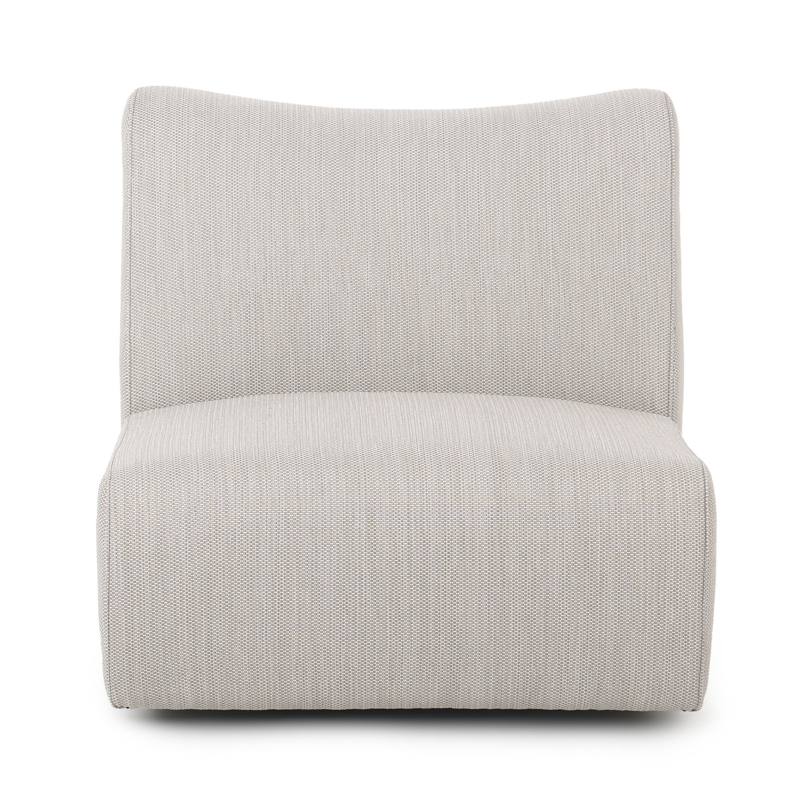Atlas Outdoor Swivel Lounge Chair Light Gray