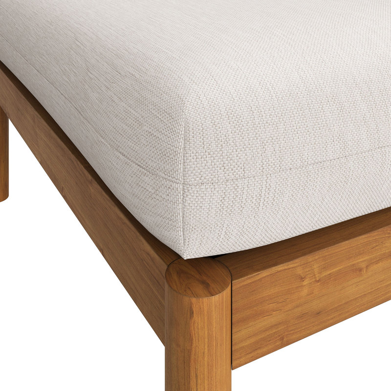 Repose-pieds Eleni, Brown, Light Beige