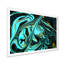 Art abstrait marbré turquoise abstrait - décoration murale moderne en toile-1317231363-1317231364