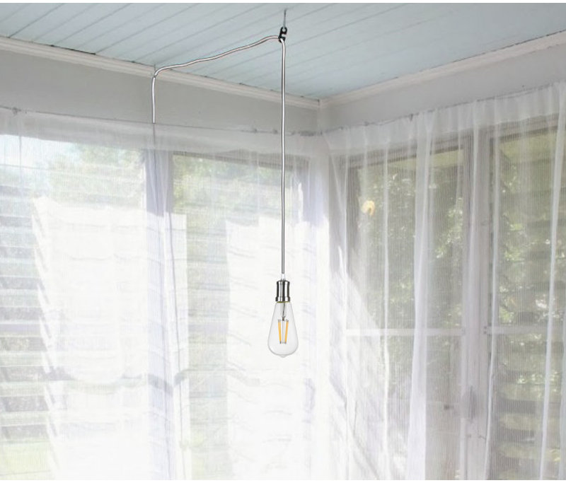 Luminaire suspendu pour une seule ampoule 1 lumières Slone
