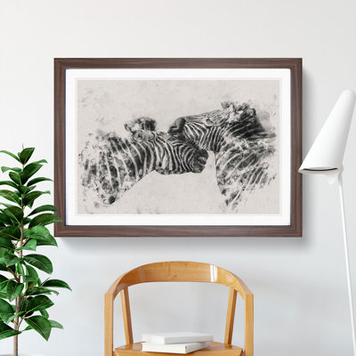 Zebras Vol.1 Watercolour - Picture Frame Graphic Art