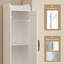 Wood Freestanding Linen Cabinet