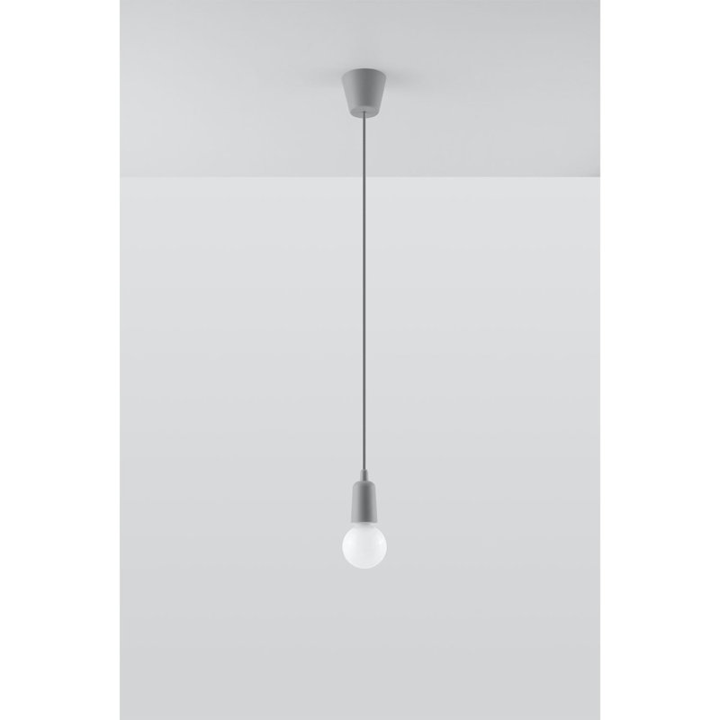 Anhua 1 - Light Bulb Pendant, Grey
