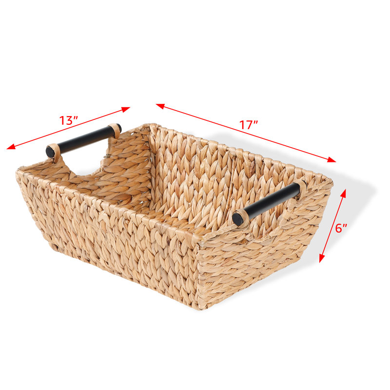Panier en osier, 17"
