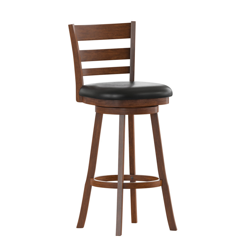 Tabouret de bar pivotant à hauteur échelle de qualité commerciale avec siège rembourré et rembourré
