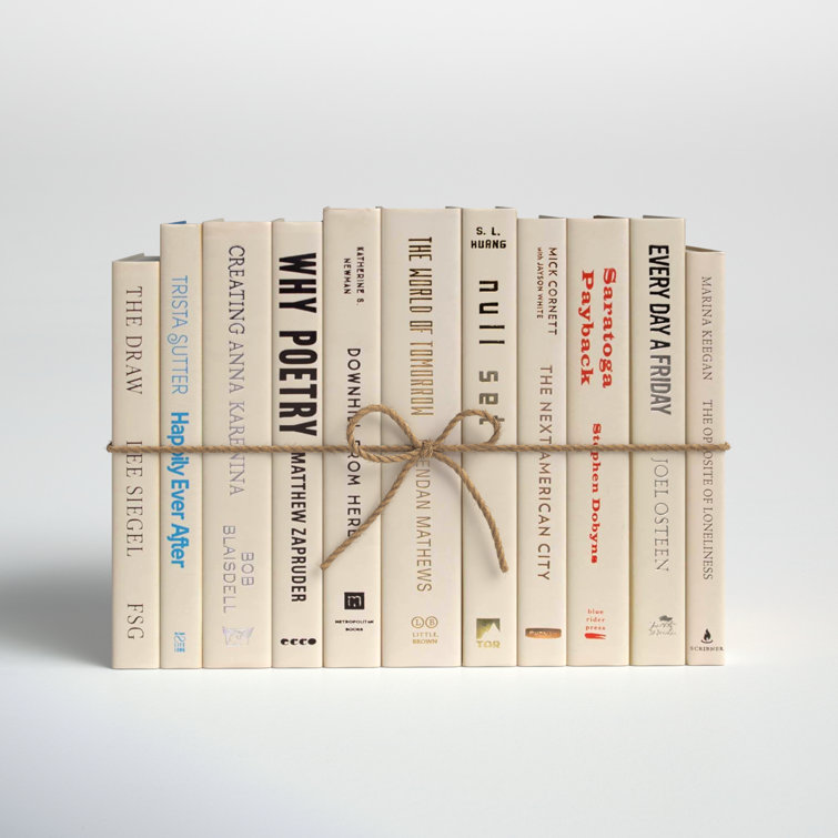 Serefina White Decorative Book Set