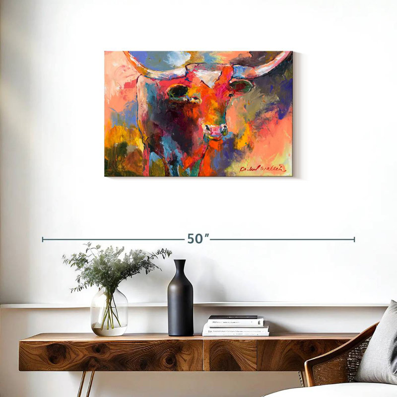 Steer, 20" H x 30" W