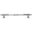 16" C TO C HAMPTON CRYSTALIZED APP. PULL; CLEAR CRYSTAL; BURNISH SILVER FINISH
