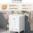 24-inch Bathroom Vanity With Integrated Undermount Sink, Two Doors, One Drawer, Double-layer Door Shelf, Soft-close Design, And Space Solution Unit Single 2-door Storage, Drawer Built-in Divider,-1717731338