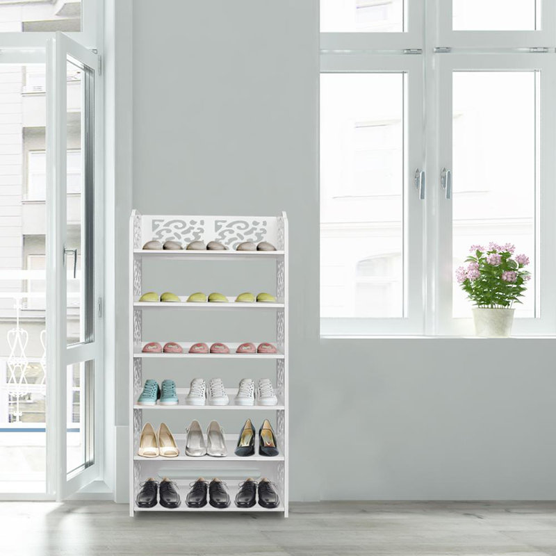 Range-chaussures Tepass, (6 tablettes) H 38,1 po x l 16,5 po x P 9,4 po