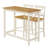 Clarkson 108cm Solid Wood Bar Set