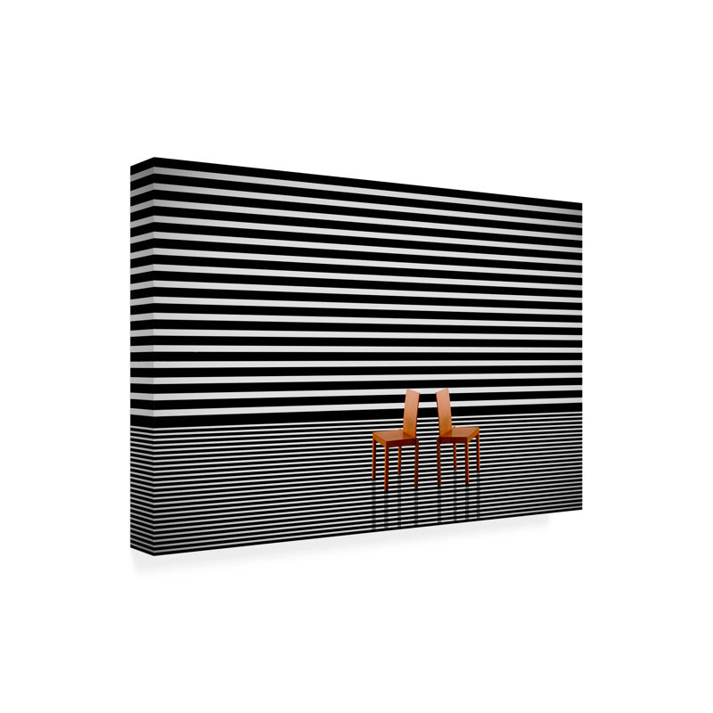 Bolog Inge Schuster Two Red Chairs Canvas Art, 30" H x 47" W
