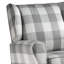 Fauteuil oscillant pivotant en tissu Patli