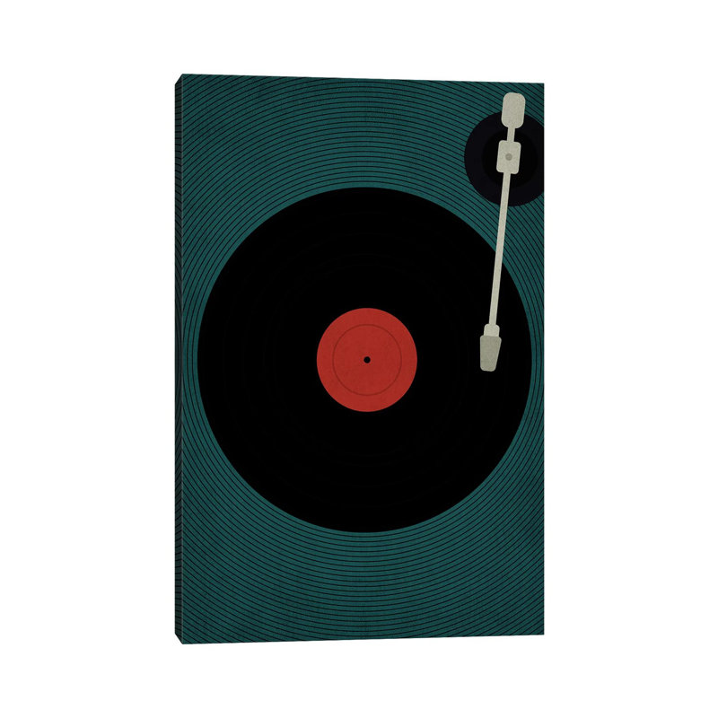 Let The Music Play par Kubistika - impression sur toile tendue, H 40 po x l 26 po x P 1,5 po