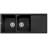 45.69'' L Single Bowl Granite Kitchen Sink