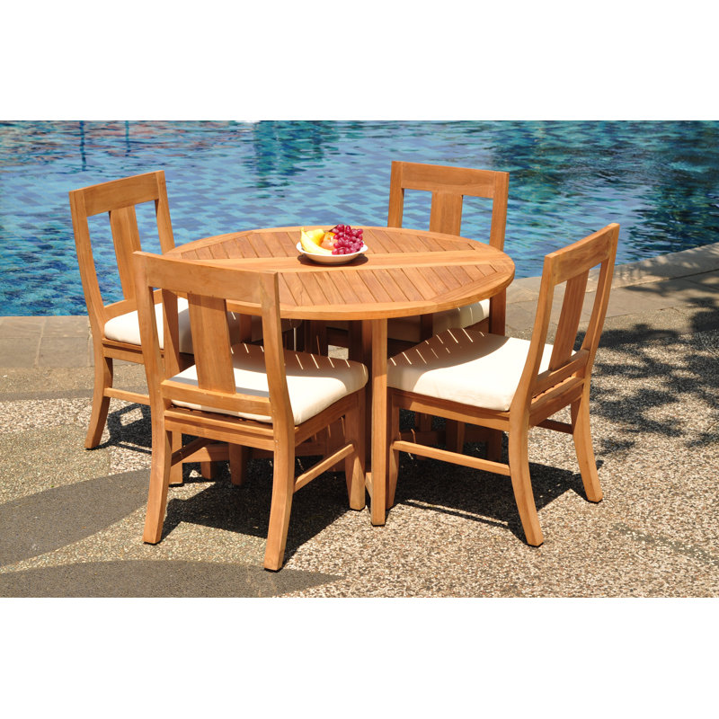 Osborne Outdoor - Piece Teak Dining Set, 4
