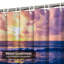 Fantastique superbe coucher de soleil coloré avec vagues de mer et soleil avec 12 crochets-2085236426
