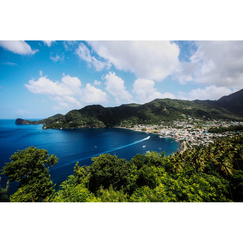 Soufriere Bay, St Lucia by Chestertonjp - Wrapped Canvas Print, 30cm H x 46cm W x 3.8cm D