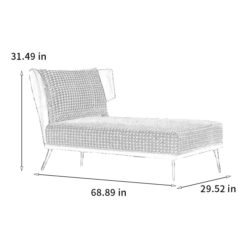 Modern solid wood comfortable chair, Brown/Black/White