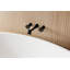 Robinet de baignoire romaine à 3 poignées et 3 poignées Belknap Kingston Kingston-98054966