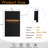 1-Light In Modern Simple Sqaure 10W/13W Integrated Led Outdoor Wall Sconce With Dusk To Dawn Sensor In Matte Black For Porch Patio-1145716475