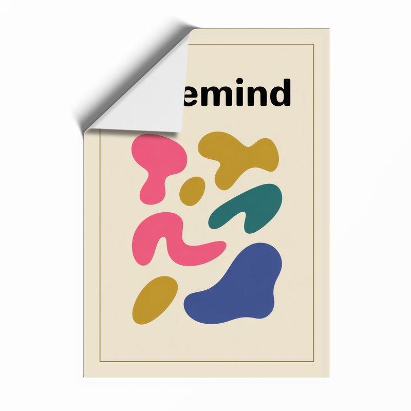 Freemind Mid-Century - Framed Print, A4 - 29.7 x 21.0 cm, Unframed
