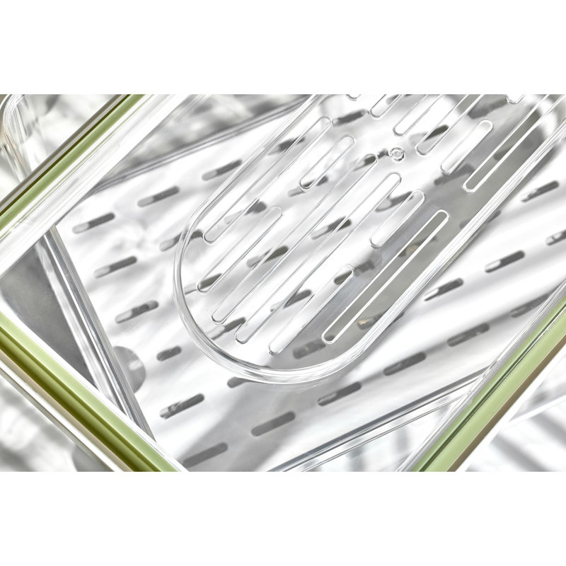 Grand bac de rangement en plastique recyclé sans BPA iDesign ID