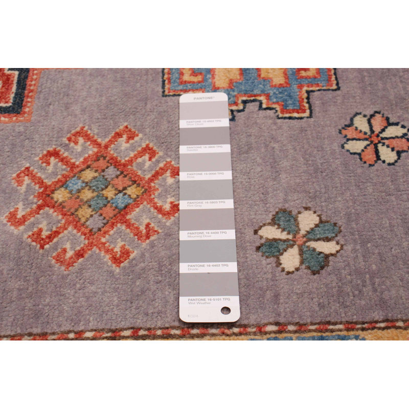 Uzbek Ghazni Grey Rug 4'0" x 5'10"