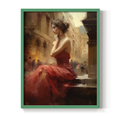 Reproduction encadrée WOMEN Series CDxxviii - bois massif