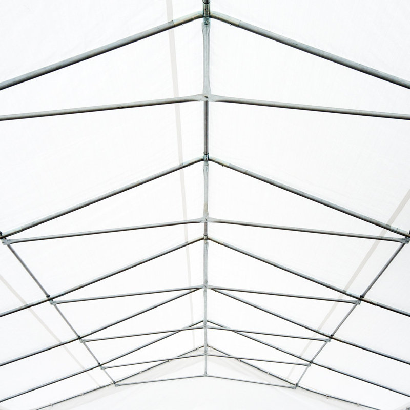 Outsunny 40' x 20' White Steel Frame Party Tent
