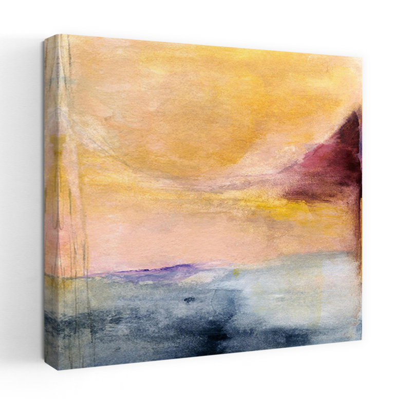 Shadowy Lake, art contemporain abstrait, 48" H x 48" W