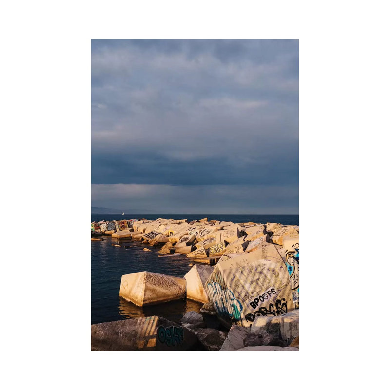 Barcelona Coast IV by Bethany Young - Print on Canvas, Wrapped Canvas, 101.6cm H x 66.04cm W x 3.81cm D
