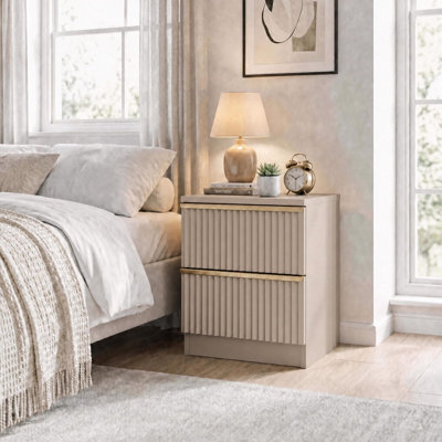 Shanquil 45 cm W Bedside Table