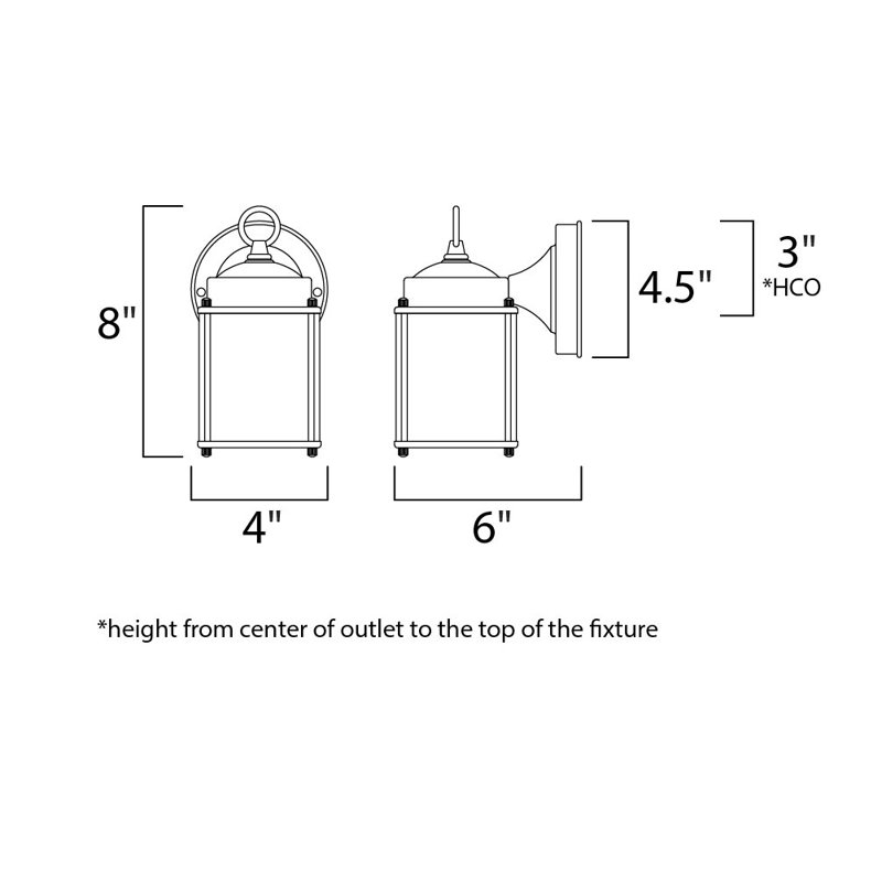 Allegan Wall Light, Oil Rubbed Bronze