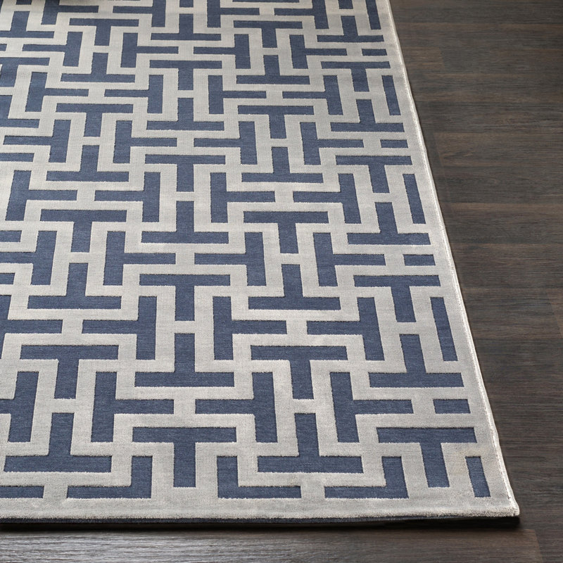 Geometric Indoor Rug, Rectangle 2' x 2'11"