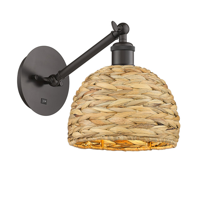 Mattson Steel Armed Sconce, Oil Rubbed Bronze