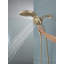 Pomme de douche double à 5 jets et douche à main avec Lumicoat Hydrocain 2,5 GPM Hydrorain-1739803637