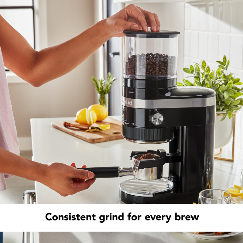 Moulin à café KitchenAid® Burr, Noir onyx