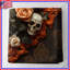 Couvre-lit matelassé Ornate Skull Roses toutes tailles-129084704